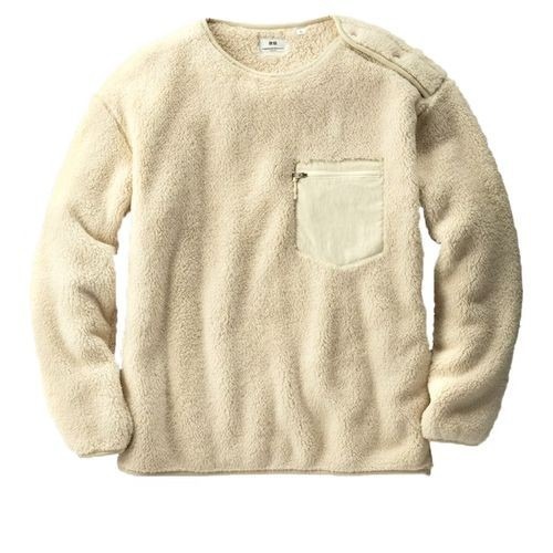 Engineered Garments Uniqlo Sweatshirt Adult Medium Off White Fleece Pullover Nwt